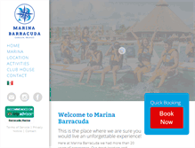 Tablet Screenshot of marinabarracuda.com